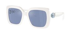 Elevate your style quotient with Swarovski SK6001 sunglasses. The square shape and polished white acetate frame offer a timeless yet modern look. The solid color - mirror treatment on the light blue mirror silver lenses adds a touch of sophistication, while the strass detailing provides a glamorous touch. These shades are not only stylish but also versatile. Embrace the elegance and sophistication of Swarovski's exquisite design with these stunning sunglasses. Light Blue Mirror, Color Mirror, Sunglasses White, Blue Lens, Mirror Silver, Blue Mirror, Blue Mirrors, Women Sunglasses, Eyewear Womens