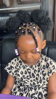 Daughter Hairstyles, Black Kids Braids Hairstyles, Cute Toddler Hairstyles, Lil Girl Hairstyles, Kids Curly Hairstyles, Toddler Hairstyles Girl, Instagram Paris