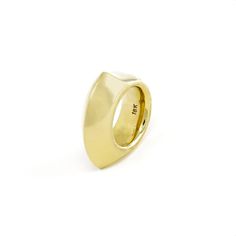 For Jenna Blake’s founder, Jenna Grosfeld, collecting is an art, and the source of her vintage-inspired, yet truly timeless jewelry pieces. Confidence in color, a “more is more” philosophy, and mid-century modern design motifs are the hallmarks of this stunning collection. It does not get more elegant than the shapely Kelly Ring, with its solid appearance and architectural angles. A subtle stunner. Product Details 18 karat yellow gold. Care Instructions Keep away from liquids and solvents. Size Design Motifs, More Is More, Vintage Inspired Jewelry, Inspired Jewelry, Timeless Jewelry, Mid Century Modern Design, The Source, Jewelry Pieces, Philosophy