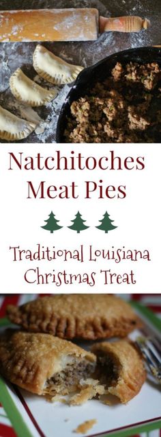 the cover of nattitoches meat pies traditional louisiana christmas treat