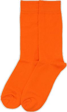 Orange Socks, Tangerine Orange, Socks For Men, Dress Socks, Orange Dress, Orange Color, Cotton Blend, Socks, For Men