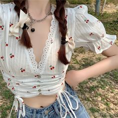 Name:Short crop top, summer, new style, French floral T-shirtMaterial:blendedColor:as pictureFeatures:floralSize(cm):S,M,L,XL,2XL,3XL,4XL 1inch=2.54cmS:Recommended weight:30kg-40kgM:Recommended weight:40kg-50kg<br/><p>L:Recommended weight:50kg-60kg</p><br/><p>XL:Recommended weight:60kg-67kg</p><br/><p>2XL:Recommended weight:67kg-75kg</p><br/><p>3XL:Recommended weight:75kg-82kg</p><br/><p>4XL:Recommended weight:82 Floral Print Cotton Crop Top For Summer, Cute V-neck T-shirt For Spring, Floral Print Short Sleeve Crop Top For Summer, Summer Floral Print Crop Top With Short Sleeves, Summer Floral Print Short Sleeve Crop Top, Cute Floral Print Crop Top For Summer, Summer Cotton Crop Top With Short Sleeves, Trendy Floral Print Crop Top For Summer, Spring Floral Print Short Sleeve Crop Top