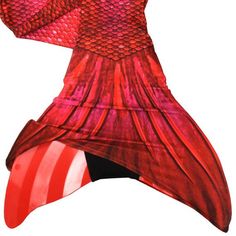 a red dress with fish scales on it