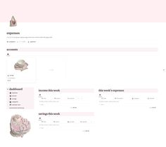 a pink cake is displayed on the website page