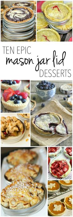 ten epic mason jar pie desserts