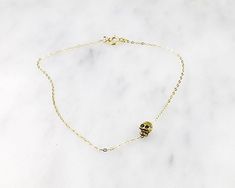 Adjustable Gold Skull Bracelets, Gold Adjustable Skull Bracelets, Edgy Bracelets, Gold Skull, Book Jewelry, Bracelet Dainty, Dainty Bracelet, Skull Bracelet, Beaded Skull