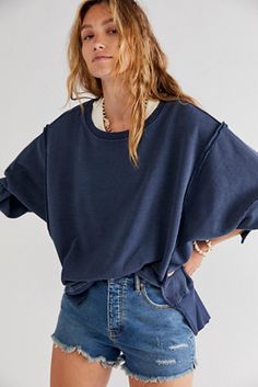 Camden Sweatshirt, Lower Back, Look Cool, Boho Outfits, Scoop Neck, Summer Outfits, Free People, Lounge Wear, Fashion Inspo