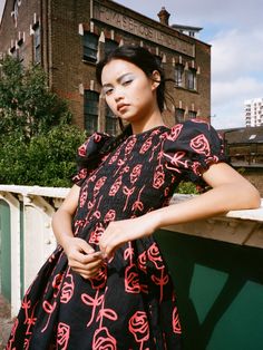 Roses are red, violets are blue, our bed is soft so we’ll always choose it over you. In an all over red roses print, this black cotton mini dress has a shirred, elasticated bodice and puff sleeves that have elasticated cuffs with ruffle detailing. On the back of the neck is keyhole button closure, then the skirt has side seam pockets. Be the reddest rose about and pair this dress with our Roses are Red Cardigan. Roses Print, Cotton Mini Dress, Roses Are Red, Shirred Dress, Melissa Shoes, Red Cardigan, Dog Neck, Tee Shop, Puff Sleeves