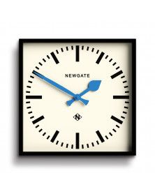 a black and white clock with the word newgate on it's face is shown