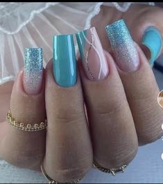 Elegant Touch Nails, Quinceanera Nails, Unghie Sfumate, Makeup Nails Designs, Subtle Nails, Beauty Nails Design, Fancy Nails Designs, Long Nail Designs, Trendy Nail Art Designs