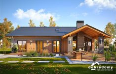 Barn House Design, Modern Bungalow House, Modern Style House Plans, House Construction Plan, Architectural House Plans, Modern Bungalow