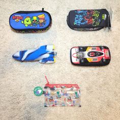 5 Pencil Cases School Organizer Penar Brawl Stars No Fear Space Rocket Racecar Pencil Case For Kids Bundle Of 6 Pencil Cases All Of Them Are Brand New! Approx A $45.00 Value Video Game Enthusiasts And Particularly Appreciates The No Fear Brand, Then This Kit Is An Obvious Choice For Them. The 23 Cm No Fear Kit Is A School Accessory Of Choice That Combines Both Style And Functionality! It Has Two Spacious Compartments, Each With A Zipper, Providing Enough Room For All Of Your Child's Pens, Pencil Blue Craft Supplies For Back To School, Educational Blue Pencil Case Gift, Pencilcase School, Kids Pencil Case, School Pencil Case, Pen Organization, Space Rocket, School Accessories, Cute School Supplies