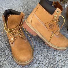 Size 6 And Worn Once Maybe. These Were A Gift For My Daughter Who Just Can’t Wear Boots Timberlands Boots, Tims Boots, Tan Boots, Timberlands Shoes, List Ideas, Timberlands Women, Timberland Shoes, For My Daughter, Fit Ideas