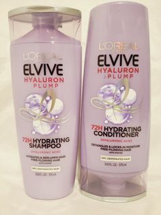 L'Oreal Paris Elvive HYALURON PLUMP Hair Hydrate Shampoo Conditioner SET 12.6 oz! Check Out These And Thousands Of Great Health And Beauty Items At Our Store Bundles Of Beauty! Plump Hair, Great Health, Shampoo Conditioner, Beauty Items, Book Decor, L Oreal, Free Hair, Loreal Paris, Dry Hair