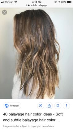 Subtle Balayage Brunette, Sunkissed Hair Brunette, Spring Hair Color, Hair Shades