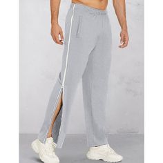 Season:Spring   Fall; Fabric:Cotton Blend; Gender:Men's; Style:Sports,Fashion; Elasticity:Micro-elastic; Occasion:Holiday,Daily,Casual; Fit Type:Regular Fit; Function:Breathable,Comfort; Waistline:Mid Waist; Pattern:Color Block; Design:Zipper,Elastic Waist,Drawstring; Pants Type:Joggers,Sweatpants,Trousers,Straight Leg Sweatpants,Tear Away Pants; Fly Type:Drawstring,Elasticity; Front page:FF; Listing Date:09/28/2023; Hips:; Length:; Waist: Straight Leg Sweatpants, Sports Fashion, Fall Fabric, Fashion Black, Type Of Pants, Block Design, Jogger Sweatpants, Casual Fit, Drawstring Pants