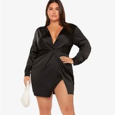 Reposhing This Item I Purchased From @Koryagan. Loved It, But Ready To Rotate For Something New. Questions? Leave A Comment Below! Dresses Shein, Shein Dress, Mini Dress Black, Twist Front, Mini Black Dress, Something New, Dress Black, Little Black Dress, Wedding Dresses