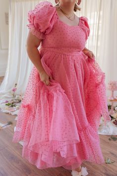 Wonderland Dress in Pink Hearts – Ivy City Co Modern Day Cinderella, Cinderella Gown, Wonderland Dress, Heart Fabric, Whimsical Heart, Wedding Crashers, Heart Fashion, Fashion Aesthetics, Fancy Pants