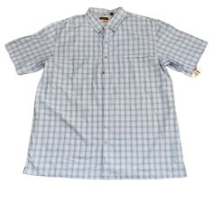 Van Heusen Mens Shirt Size 2xl Blue Plaid Traveler Button Up Short Sleeve Nwt Measurements (Laying Flat): Arm Pit To Arm Pit Approx 30" Length Approx 35" New With Tags. Please See Pictures For Additional Details. Thanks For Shopping In Our Store! Please Check Back With Us Often As We Are Constantly Adding Cool And Interesting Items To Our Inventory. Cheers! Big And Tall Casual Short Sleeve Shirt, Blue Outdoor Top With Button Closure, Outdoor Blue Top With Button Closure, Blue Tops With Button Closure For Outdoor, Check Shirt Outfit For Men, Short Sleeve Shirt Outfit, Checked Shirt Outfit, Clothing Mockup, Pinterest Closet