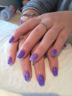 Prom Nails Purple, Simple Prom Nails, Sns Nails Colors, Pedi Ideas, Nails Purple, Sns Nails, Nails Colors, Nail Nail, Dip Powder Nails