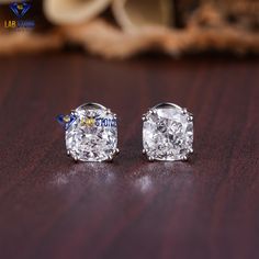 Welcome to our listing for a stunning Diamond Earring that will leave you truly mesmerized! We are blessed with 5000+ satisfied customer with great response.  Earring -184 ✥ 𝐌𝐚𝐢𝐧 𝐒𝐭𝐨𝐧𝐞 𝐃𝐞𝐭𝐚𝐢𝐥𝐬 ↣ Shape : Cushion Cut   ↣ Type : CVD/HPHT ↣ Weight - 2.24 TDW - 2 Diamond   (1.12ct Cushion EF VS - 2 Diamond)  ↣ Gold Weight ( White Gold) :  10 K - 1.00 gm 14 K - 1.10 gm 18 K - 1.20 gm Comes in jewelry box Celebrate your love story with a symbol as unique as your relationship. This extra Gia Certified White Cluster Earrings For Wedding, White Lab Grown Diamond Cluster Earrings For Wedding, White Cushion Cut Cubic Zirconia Earrings, White Cushion Cut Earrings With Prong Setting, White Cushion Cut Diamond Earrings For Anniversary, White Cushion Cut Brilliant Earrings, Gia Certified White Bridal Earrings For Anniversary, Vs Clarity Lab Grown Diamond Wedding Earrings, Stunning Diamond Rings