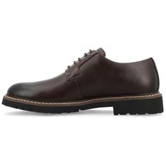 Introducing the Martin plain toe derby by Vance Co. These professional-style shoes are crafted with premium vegan leather, offering a sleek and business-savvy look. Featuring a 12 mm Tru Comfort Foam™ insole and a lace-up design, they provide all-day comfort and a secure fit. With a 1-1/4 inch block heel, round-toe shape, and padded tongue for extra comfort, the Martin derby combines professional style with maximum comfort, making it an ideal choice for the office or any occasion. The Martin, Professional Style, Closed Toe Shoes, Professional Fashion, Round Toe Heels, Lace Up Shoes, Derby, Block Heels, Fitness Fashion