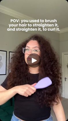 77K views · 11K reactions | Why did we all brush our hair to straighten it, in order to curl it when it was ALREADY CURLY 🥲❤️‍🩹

If you want to avoid heat damage and get your natural curls back, here is a routine you should try! 💞

Products:

@superdrug style expertise heat protectant
@fableandmane leave in conditioner spray (gift)
@avedauk curl gelee (nutriplenish line) 
@imbuecurls detangle brush (gift)

I think the key here was that I brush the gel through in sections and used very lightweight products! That curl gelee is probably one of the best gels I’ve ever used, I just bought a top up as I go through it very quickly. 

💌send to a curlfriend you think should embrace their natural curls ➰

#curly #curl #curlygirl #curlyhair #curlyhairdontcare | Sophie Marie | LISA · New Woman Curl Defining Brush, Hair Won’t Hold Curl, Bouncecurl Defining Brush, How To Curl Hair That Doesn’t Hold Curl, How To Create Curl Clumps, Heat Protectant, Heat Damage, Detangling Brush, Leave In Conditioner