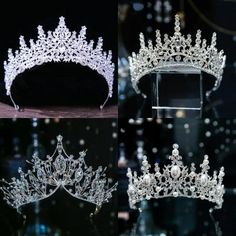 Luxury Diverse Silver Color Crystal Bridal Tiaras Crown Rhinestone Pageant Diadema Collares Headpieces Wedding Hair Accessories Crown For Wedding, Bridal Hair Decorations, Crystal Crown Tiaras, Bridal Crown Tiara, Crystal Bridal Headpiece, Crystal Crown Wedding, Crystal Bridal Tiaras, Bridal Tiaras, Wedding Headdress