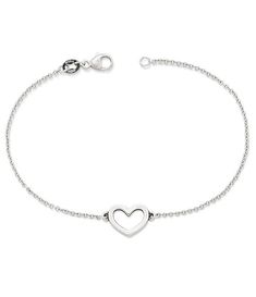 James Avery Petite Heart Link Bracelet | Dillard's Classic Heart-shaped Sterling Silver Bracelet, Classic Sterling Silver Heart Charm Bracelet, Classic Heart Shaped White Gold Bracelet, Classic White Gold Heart Bracelets, Classic Sterling Silver Heart Bracelet For Valentine's Day, Classic Everyday Bracelets With Heart Charm, Elegant Sterling Silver Bracelet With Heart Charm For Everyday, Elegant Everyday Sterling Silver Bracelet With Heart Charm, Elegant Hypoallergenic Heart Bracelet For Everyday