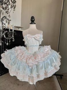 ♡ Sakura Kitten ♡ - Princess Dress – Heart of Doll Cute Core Outfit, Corset Lacing, Kind Reminder, Milk Powder, Tier Skirt, Lolita Dress, Skirt Dress, Tiered Skirt