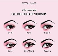 Make Up Beginners, Face Makeup Routine, Makeup Tips Step By Step, Applying Eyeliner, Asian Makeup Looks, Makeup Steps, Cosplay Inspiration