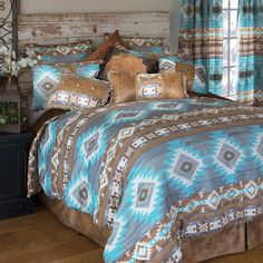 Desert Morning Comforter Set Southwest Bedding, Southwestern Bedding, Western Bedding Sets, Western Comforter Sets, Western Room, Western Rooms, Western Bedroom Decor, Western Bedding, Western Bedroom