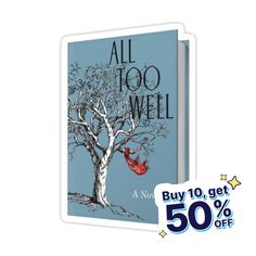 a book with an image of a tree and a red bird on it's cover