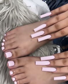 Solid Long Nails, Pink Long Nails, Kylie Nails, Acrylic Nail Shapes, Claw Nails, Swarovski Nails