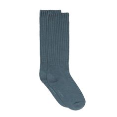 This thick and cozy cable knit slouch sock is warm, comfy, and oversized. | SKIMS Slouch Socks | Blue | 6+ | Sock Bar Cozy Warm Solid Color Socks, Comfortable Cable Knit Winter Socks, Thick Casual Mid-calf Socks, Thick Casual Cable Knit Socks, Thick Cable Knit Casual Socks, Casual Cable Knit Knee-high Socks, Casual Knee-high Knit Socks, Cozy Ribbed Socks, Cozy Solid Color Knee-high Socks