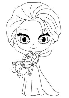 Elsa Cartoon, Elsa Drawing, Yoda Drawing, Elsa Coloring, Super Coloring Pages, Elsa Coloring Pages, Frozen Coloring Pages, Easy Coloring Pages, Cartoon Coloring Pages