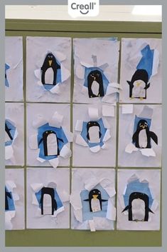 Easy Winter Crafts, Thema Winter, Penguin Art, Beadwork Designs, Classroom Projects, Seasons Art, Winter Art, Winter Crafts