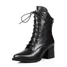 Fashion Cowhide short boots – rrdeye Leather Ankle Boots Women, Ladies Motorcycle, Womens White Boots, Corral Boots Womens, Black Leather Cowboy Boots, Women's Motorcycle Boots, Mid Heel Boots, Ankle Boots Women, Black High Boots