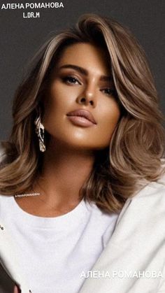 Shoulder Length Glamour Hair, Fall 23 Hair Trends, Aneha Pomahoba, Alena Romanova, Bombshell Hair, Home On A Budget, Blowout Hair, Hair Color For Women, Haircuts For Medium Hair