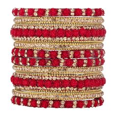 PRICES MAY VARY. DIMENSIONS: Bangle Size - 2.6 Inch & Bangle Set width - 11.5 Cm, Weight - 223 gms Brand: At Aheli, we have been recreating the exquisite treasure of Indian Heritage Jewelry and making it available to our customers globally to retain the traditional Indian culture and ethnicity. Packaged in elegant branded boxes with extra stones and ear push, we ensure the best is delivered to you and your loved ones at an affordable price. Our Quality: Every piece here is a product of love of l Adjustable Multicolor Navratri Bracelets, Adjustable Multicolor Bracelets For Navratri, Bohemian Multicolor Beaded Bracelets For Weddings, Navratri Celebration Multicolor Bracelets, Red Bracelet For Navratri Celebration, Multicolor Bracelets For Navratri Celebration, Red Bracelets For Navratri Celebration, Red Festive Bracelets For Navratri, Adjustable Multicolor Bracelets For Diwali