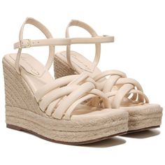 About This Item: From The Boardwalk To The Beach And City Shops, The Irene Sandals From Circus By Sam Edelman Are A Fresh Addition Elevating Warm-Weather Style With Breezy Espadrille Platforms. 4-1/2" Espadrille Wedge Heel; 1-1/4" Platform Square-Toe Ankle-Strap Espadrille Platform Wedge Sandals With Adjustable Buckle Closure Cushioned Insole For Added Comfort Manmade Upper; Manmade Lining; Rubber Sole We Ship Fast, And We Ship Out Same Business Day. We Do Not Accept Returns Over 30 Days Of Deli Trending Sandals, Espadrilles Platform, Strap Wedge, Girls Shoes Kids, Famous Footwear, Platform Wedge Sandals, Platform Wedge, Sandal Fashion, Sam Edelman Shoes