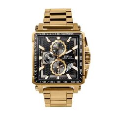 Colossus Steel Men's Watch – Timepieces International Rugged Watches, Gold Watch Men, Classic Bracelets, Midnight Black, Steel Watch, Men's Watch, Cool Watches, Watch Design, Stainless Steel Bracelet