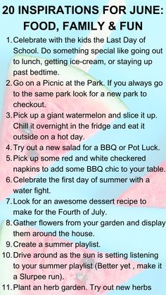 Summer Bucket List Pre Party, First Day Of Summer, Get The Party Started, Summer Bucket Lists