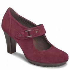 Aerosole Wine Suede Leather Heels Buckle Closure With Approx 3” Heel Size 6 Brand New Mary Jane Dress, Aerosoles Shoes, Bootie Sandals, Jane Dress, Mary Jane Pumps, Dress Shoe, Dress Shoes Womens, Suede Heels, Leather Heels