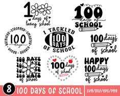 100 Days Of School Shirt Svg, 100 Days Of School Shirt Cricut, Kids Shirts Svg, 100 Days School, 100 Days Of School Svg, School Designs, Svg Kids, Circuit Projects, Teacher Svg