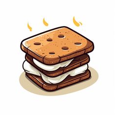 Top-Quality Smore Clipart: Minimalist Art Style, Vector, 4K Billboard Advertising, Event Backdrop, Customise T Shirt, Vinyl Cut, Craft Lovers, Digital Artists, Unique Wall Art, Personalized Stationery