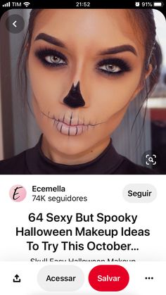 Spooky Halloween, Halloween Makeup, Halloween Make Up, Make Up