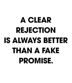 a clear reflection is always better than a fake promise quote on black and white