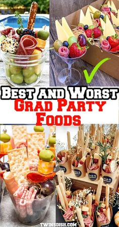 the best and worst grad party foods