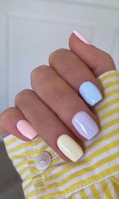 Mint Nails, Summer Gel Nails, Manicure Gel, Simple Gel Nails, Pastel Nails, Fancy Nails